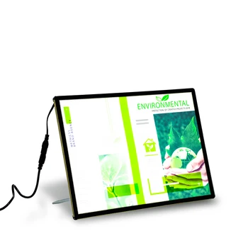 

A4 LGP light board from advertising menu display stand with light led menu light box