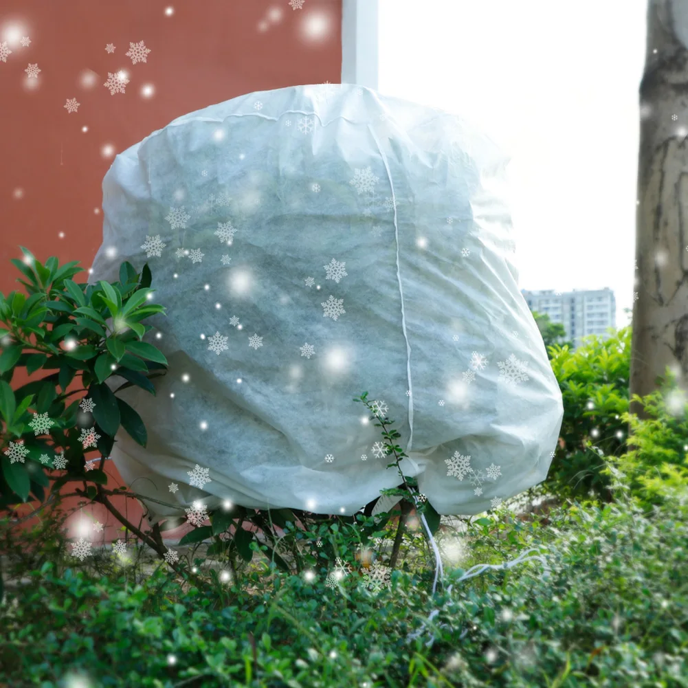 

Container NonWoven Grow Bag Warm Protection Tree Shrub Strong Winter Frost Yard Garden Plant Cover Vegetables protection