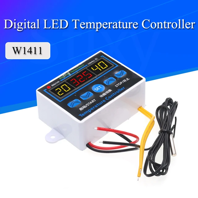 W88 12V 24V 110V 220V Digital Thermostat Temperature Controller  Thermoregulator for incubator Relay 10A Heating Cooling Control