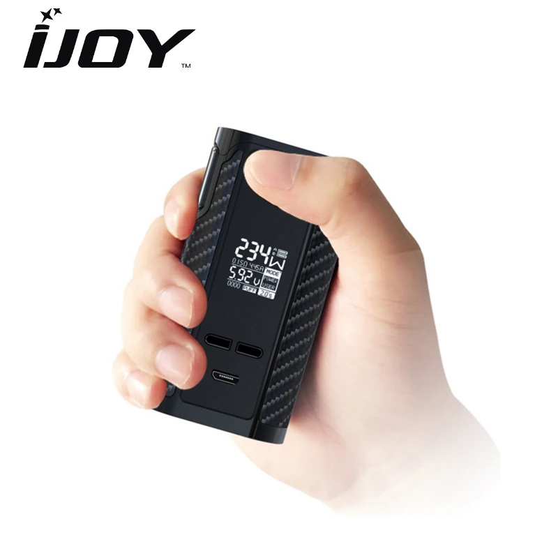 Новая модель IJOY Captain PD270 Box MOD 234 Вт NI/TI/SS TC электронная сигарета Vaper Power by Dual 20700 Vape Mod