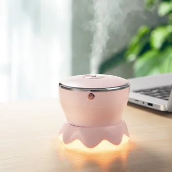 

2020 New Style VIOLET Mini Humidifier USB Rechargeable Battery Life Office Mute Atomizer for Drop Shipping