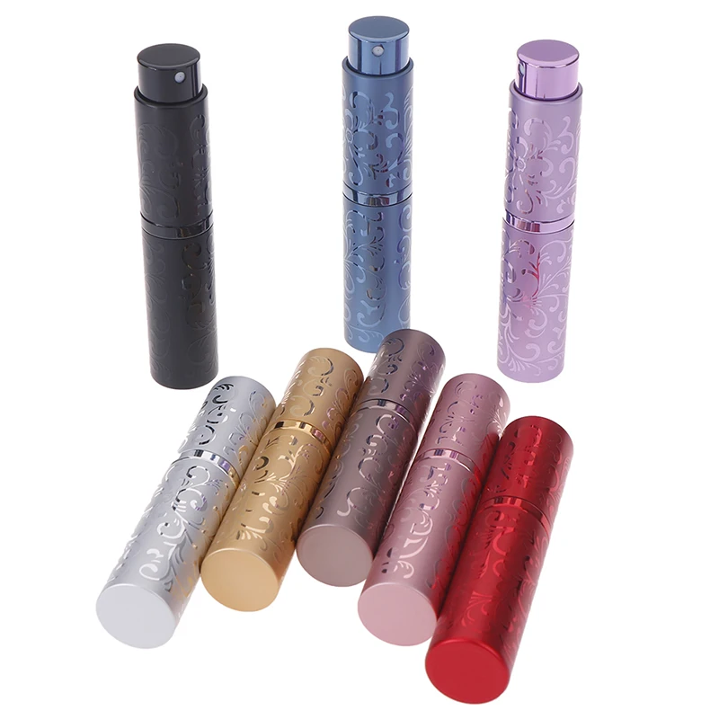 Portable Mini 10ML Spray Bottle Refillable Empty Perfume Atomizer Spray Bottles Travel Accessories Scent Pump Cosmetic Container