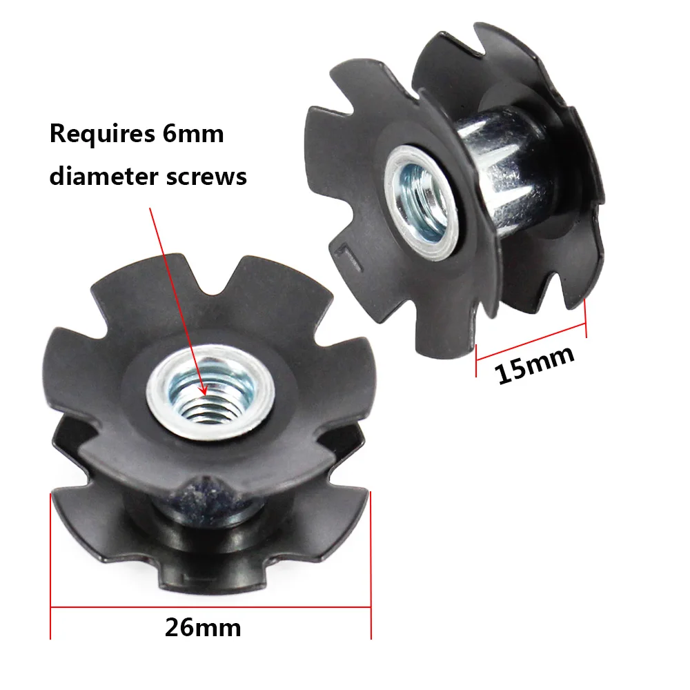 MTB Bicycle Top Tube Cap Screw Headset Spacer Cover Fork Ring Front Spacers 1 1/8 Inch Bike Stem washer Top Cap Headset Star Nut