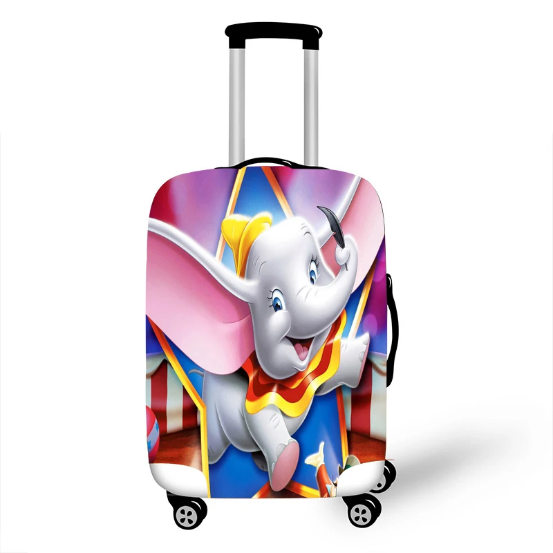 Эластичный Защитный чехол для багажа, защитный чехол для чемодана, чехлы на колесиках, Чехлы, 3D аксессуары для путешествий, узор Dumbo 10d - Цвет: G