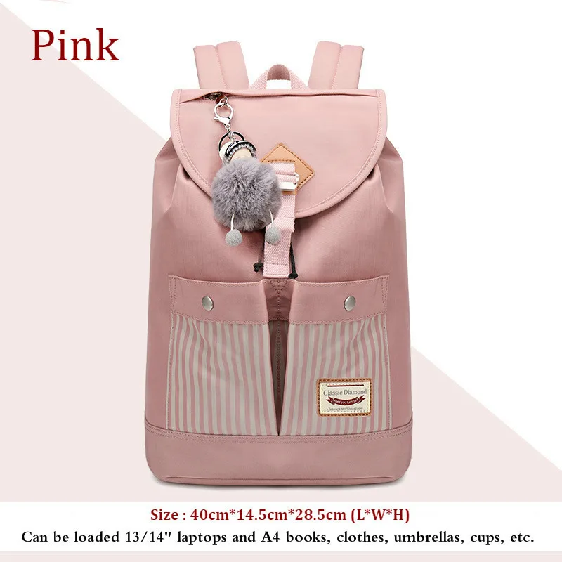 Pink Школьный рюкзак для девочек, для колледжа, для путешествий, школьные сумки, Детские рюкзаки, Mochila Colegio Mochilas niuna Sac Ecole - Цвет: Pink