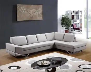 

Corner sofa with L shape for living room furniture sectional leather sofa