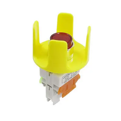 

AC 220V Red Light Latching Pushbutton Push Button Switch Ui 660V Ith 10A