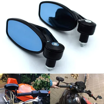 

Universal 7/8" 22mm handle bar end Motorcycle rearview side mirrors For Yamaha FZR400RR FZR600 FZR600R FZR750R FZR1000 MT-09