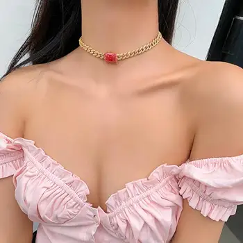 

Timeless Wonder Stunning Zirconia Lariat Choker Necklace Women Jewelry Punk Designer Ins Trendy Hip Hop Top Runway Ins Rare 5427