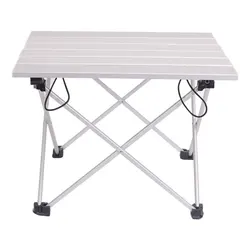Table pliante Portable en alliage d'aluminium léger, pour l'extérieur, pour Camping, arrière cour de plage, barbecue, fête, taille 