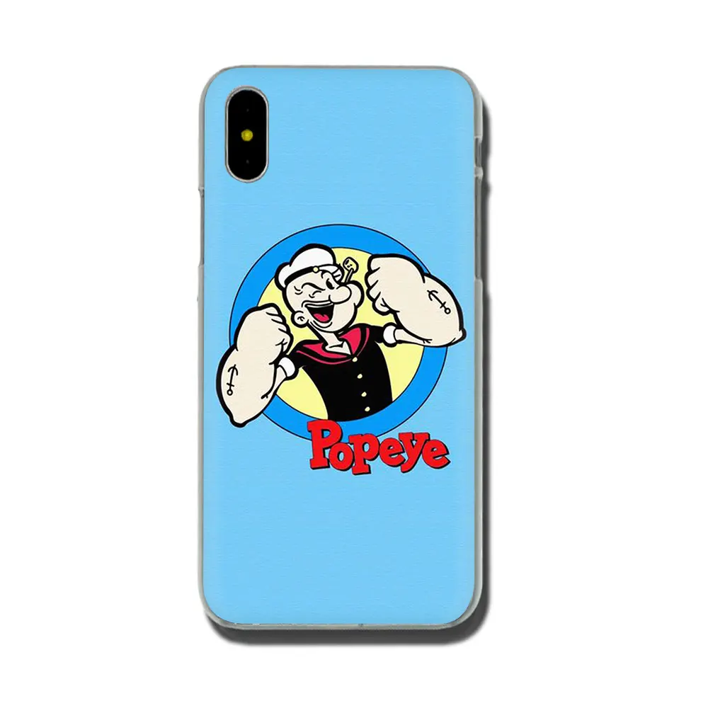 Жесткий чехол для телефона EWAU popeye для iPhone 11 Pro 6 6S Plus 7 8 Plus X XS XR XS Max - Цвет: H10