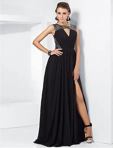 Выполненное на заказ платье с пайетками vestido de noiva renda новые модные сексуальные черные длинные вечерние платья элегантные