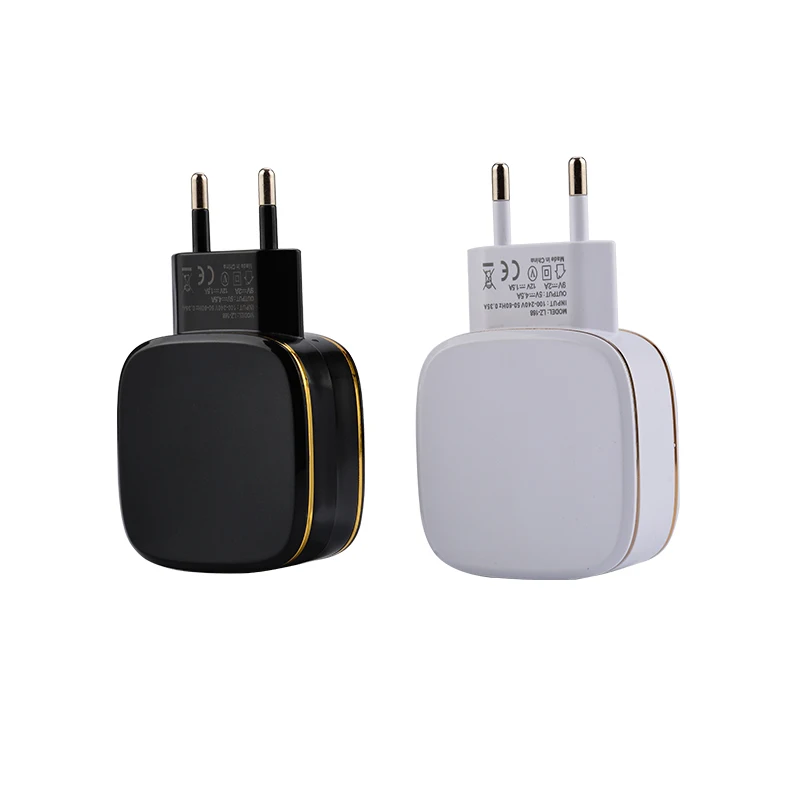200 шт Быстрая зарядка 3,0 USB зарядное устройство двойной USB адаптер питания для мобильного телефона ЕС/США адаптер для samsung Xiaomi QC 3,0 USB зарядное устройство