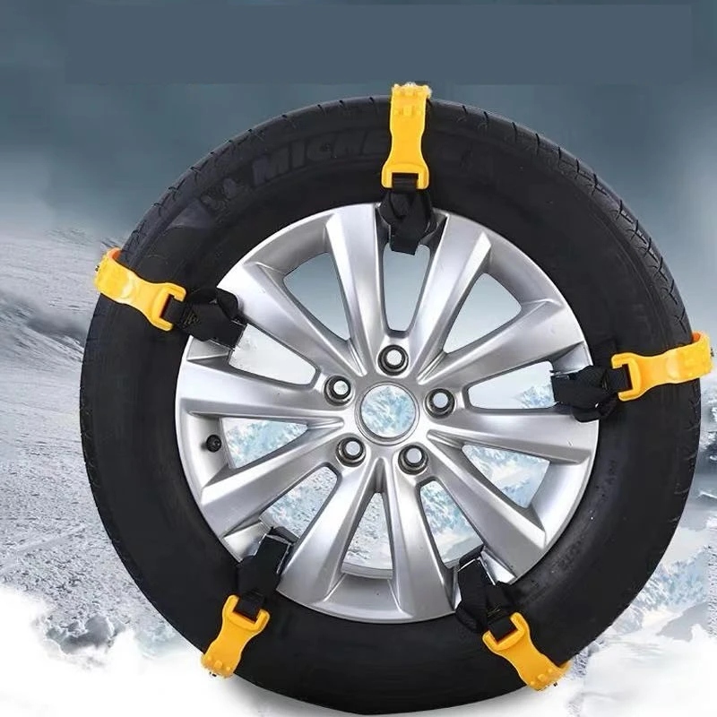 雪用盗難防止ベルト あらゆる車用の安全運転 雪 砂 オフロード車用 チェーン付きストラップ付き Snow Chains Aliexpress