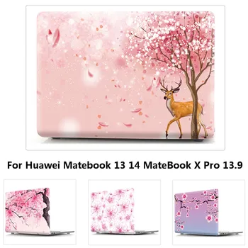 

For Huawei Matebook XPRO 13.9 MateBook 13 14 Matebook D14 D15 Honor MagicBook 14 15 Pretty Cherry Blossoms Prints Laptop Case