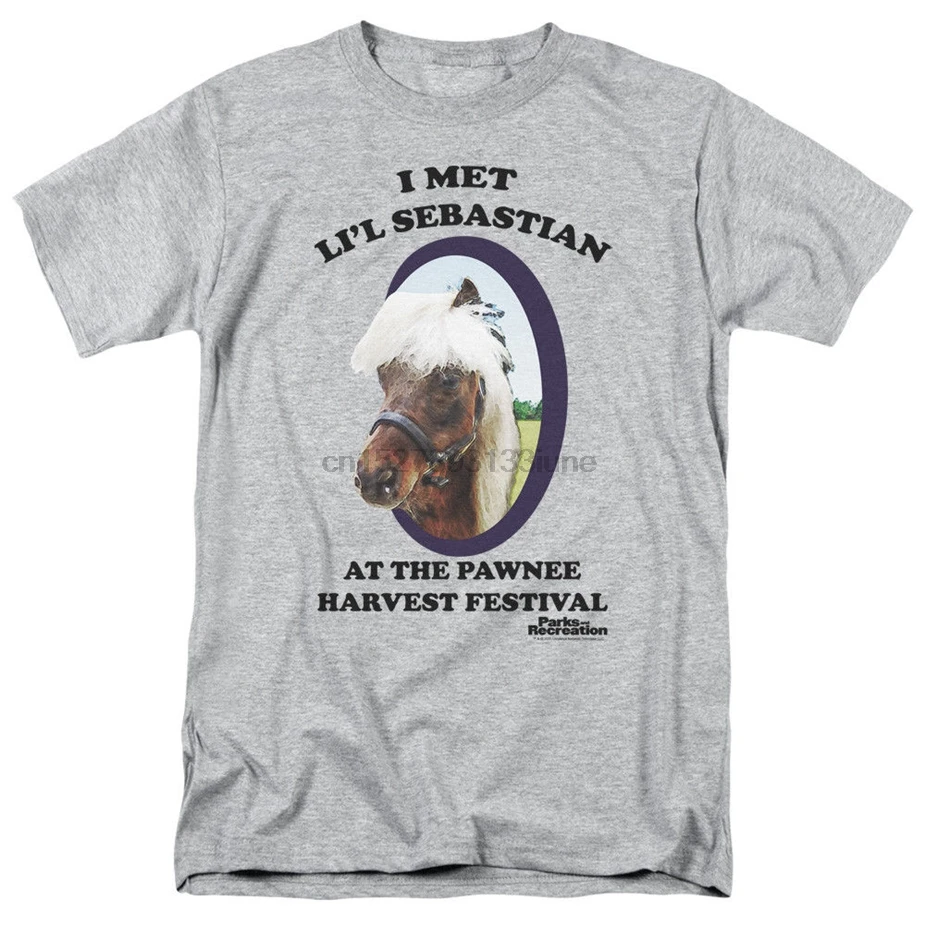 LiL Little Sebastian Parks And recreation Лицензированная Футболка Для Взрослых Повседневная