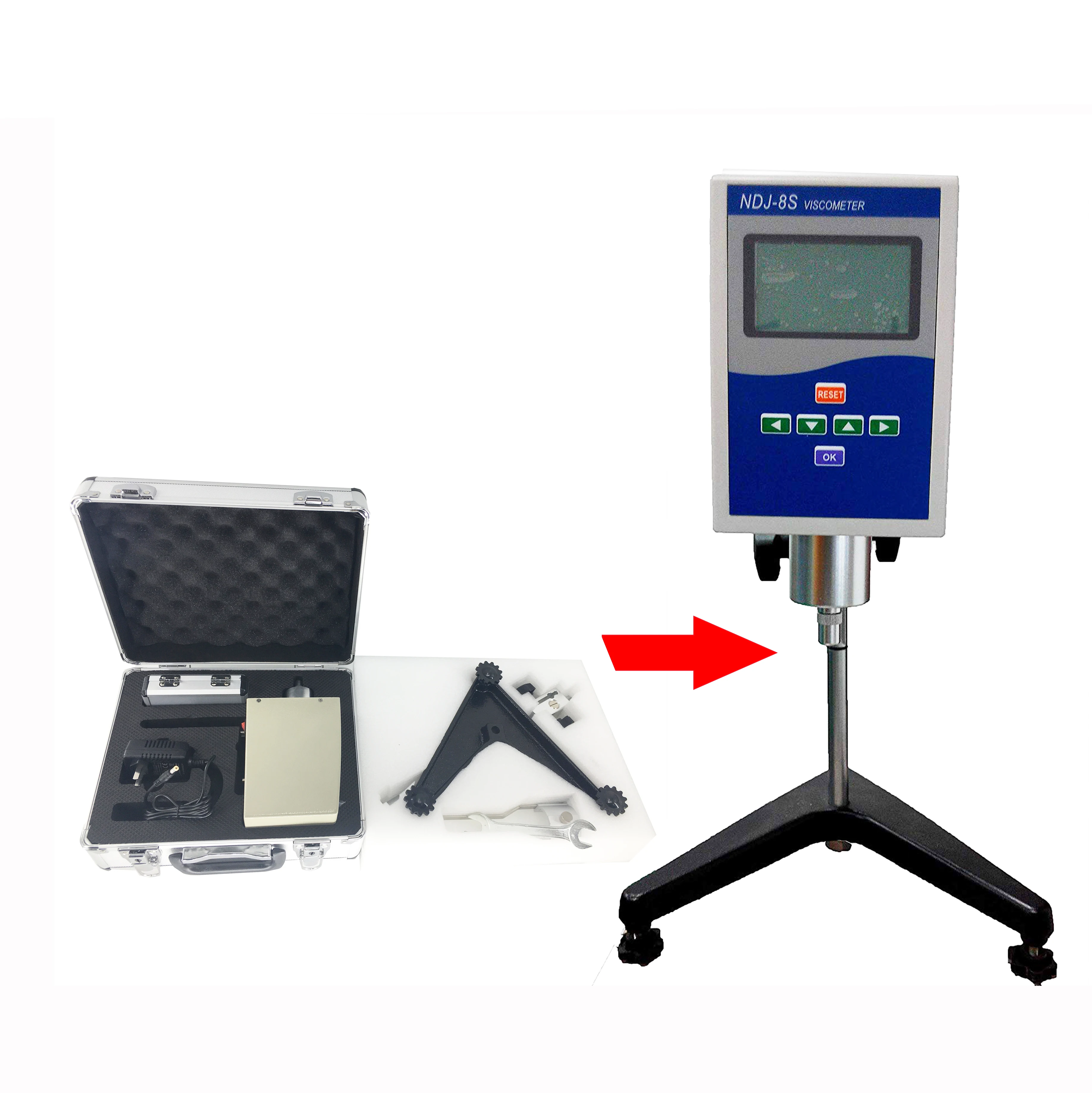 Rotational Fluidimeter Tester For Oil Paint Plastic Testing