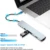tebe USB Type-C Hub To 4K HDMI RJ45 USB SD/TD Card Reader PD Fast Charge 8-in-1 Многофункциональный Адаптер Для MacBook Pro