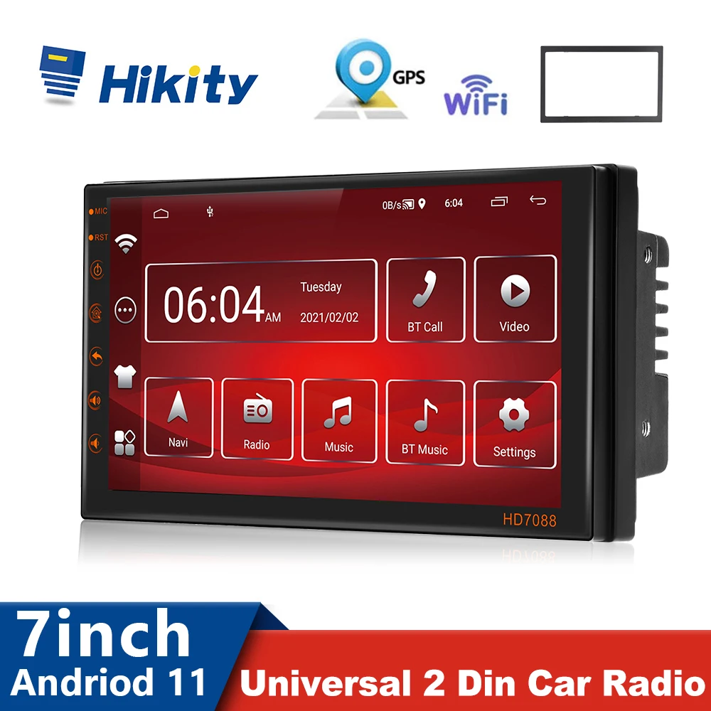 2 Din Android Car Radio Multimedia Player 7" Split Screen Autoradio GPS For VW Volkswagen Nissan Hyundai Kia Toyota CR-V