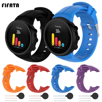 

FIFATA Official Colorful Soft Silicone Sport Strap For Sunnto Spartan Ultra Smart Watch Replacement Wristband For Sunnto Watch