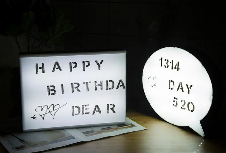 

Ins room decorative lamp box proposal props creative night light
