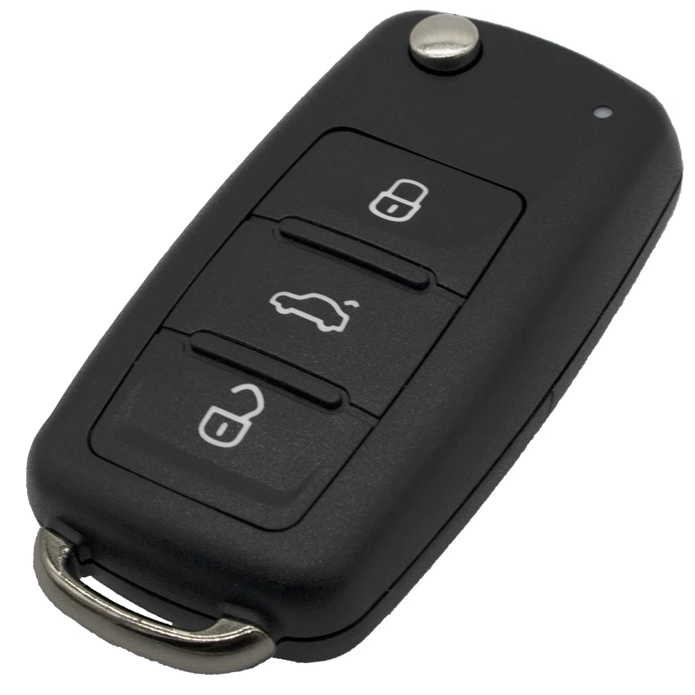 Дистанционный ключ Huloda с 3 кнопками подходит для VW/VOLKSWAGEN Caddy Eos Golf Jetta Beetle Polo Up Tiguan