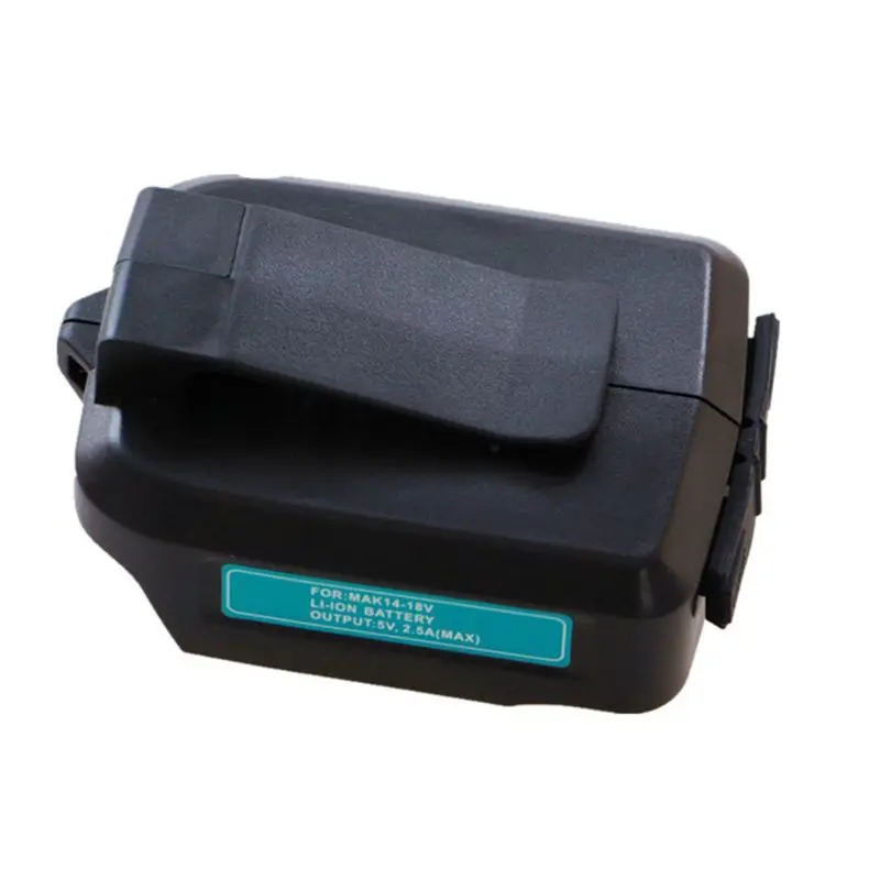 Черный USB зарядное устройство адаптер конвертер для MAKITA ADP05 14-18 в литий-ионный аккумулятор - Цвет: Черный