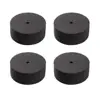 30Pcs 48mm x 19mm Black Neoprene Collars Hydroponics System Cultivation Sponge Garden Plant Germination Seeding Clone Collars 6