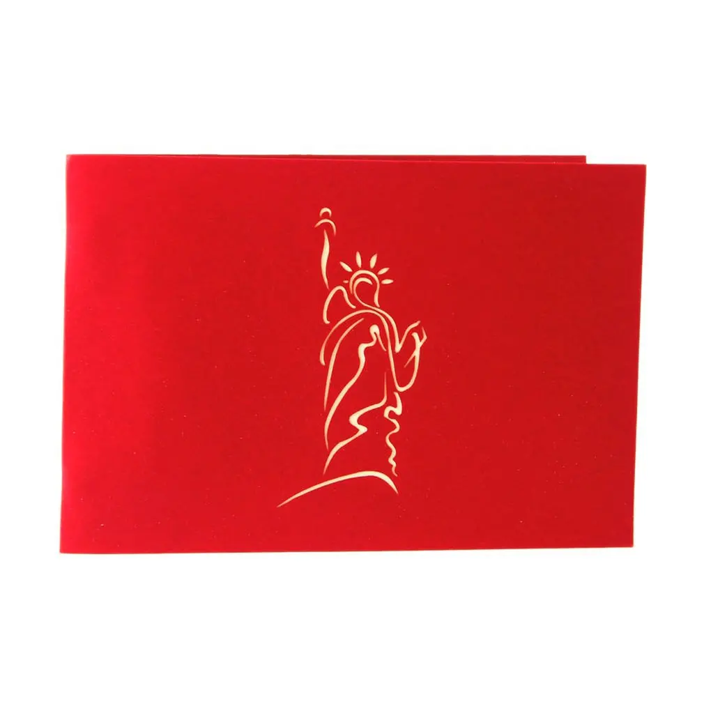 Origami Wishes Gifts invitation card 3D Card Congratulations Greeting Cute Pet Paradise Hollow Paper Carving Handmade | Дом и сад