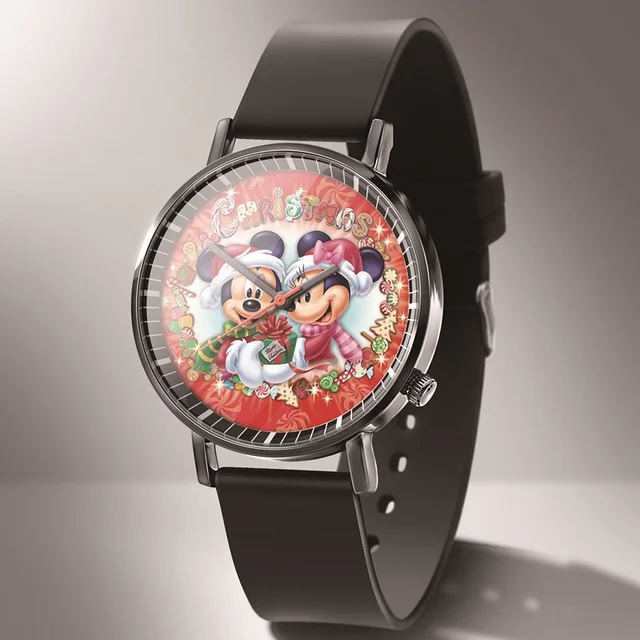 

Reloj Mujer 2019 New Fashion Mickey Mouse Watch boy girl Cartoon Leather Quartz Watches boy girl favorite gift Kobiet Zegarka