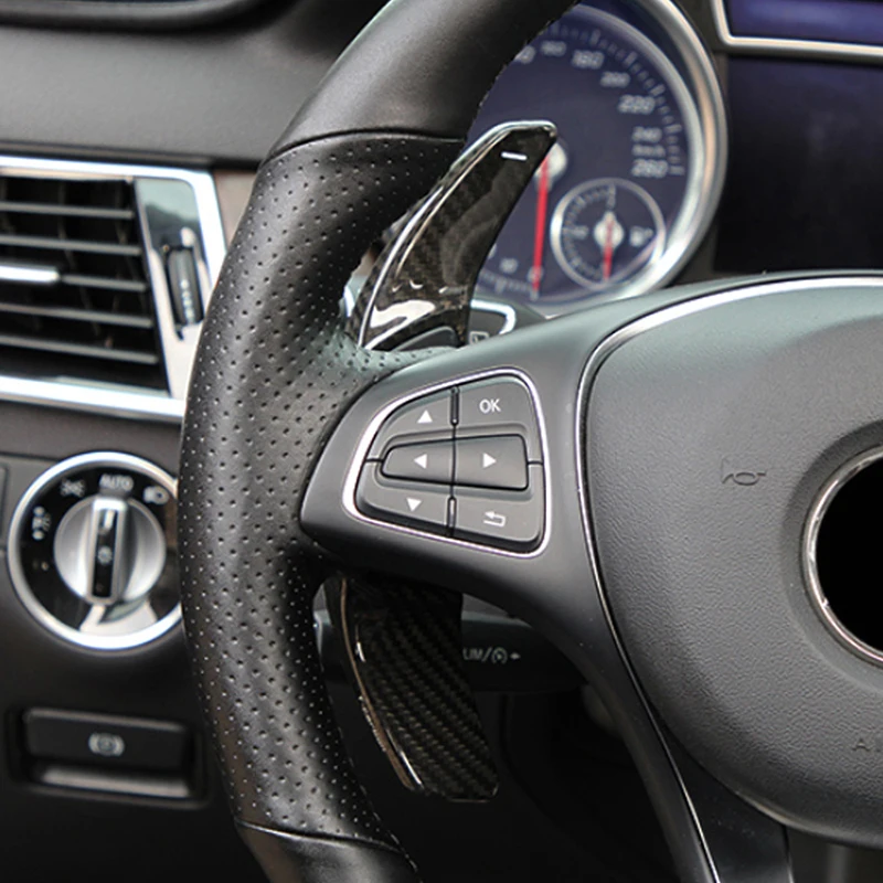 Карманго для Mercedes Benz GLE W166 Coupe C292- рулевое колесо сдвиг pick весло из углеродного волокна наклейка накладка