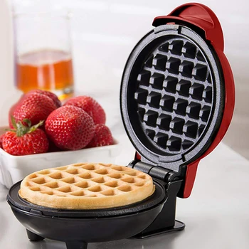 

350W Mini Waffle Maker Kitchen Electric Cake Baking Pan Kids Breakfast Machine Pancake Cake Cream Cake Egg Cake Cooking Tools