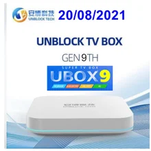 Dispositivo de TV inteligente UBOX9 PRO, decodificador con voz IA, wifi Dual, 4GB, 64GB, oferta en Japón, Corea, Estados Unidos, Canadá, Francia, SG, Reino Unido, AUS, PK, EVPAD, 6P, 6s
