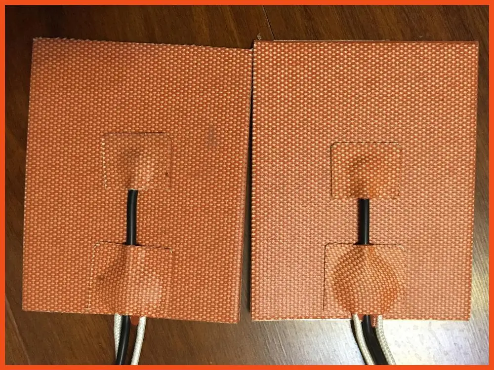 

240mm X 240mm 200 W 12 V, w/NTC100K Termistör, 3 M PSA Silikon Isıtıcı 3D Yazıcı Heatbed film isıtıcı isıtma Silicone Heater