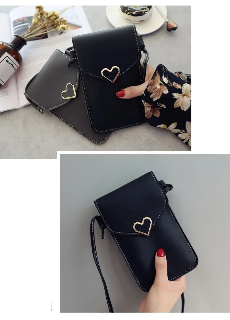 Touch Screen Cell Phone Purse Smartphone Wallet Leather Shoulder Strap Handbag Women Bag for Iphone X  S10 Huawei P20 best Stylish Backpacks