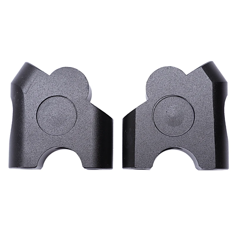 Универсальный Мотоцикл с ЧПУ алюминиевый руль Riser зажим Крепление конус 2 шт. 22 мм для Triumph Honda Yamaha Suzuki Kawasaki(черный