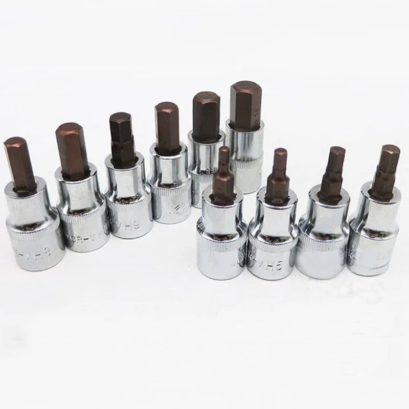 1 шт. шестигранный ключ торцевые головки метрические 1/2 Dr Drive H3 3-14 мм аксессуары новые