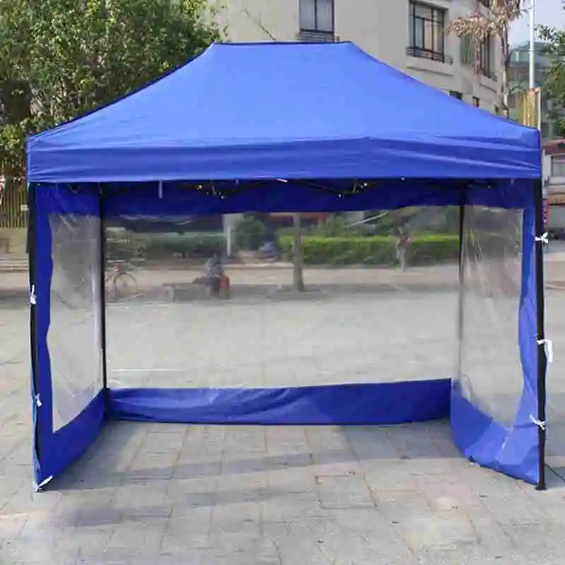 Four-corner Folding Tent Cloth Waterproof And Transparent Outdoor Sun Shade Tarpaulin Garden Supplies Summer Awnings Accessories outdoor awnings rainproof tarpaulin