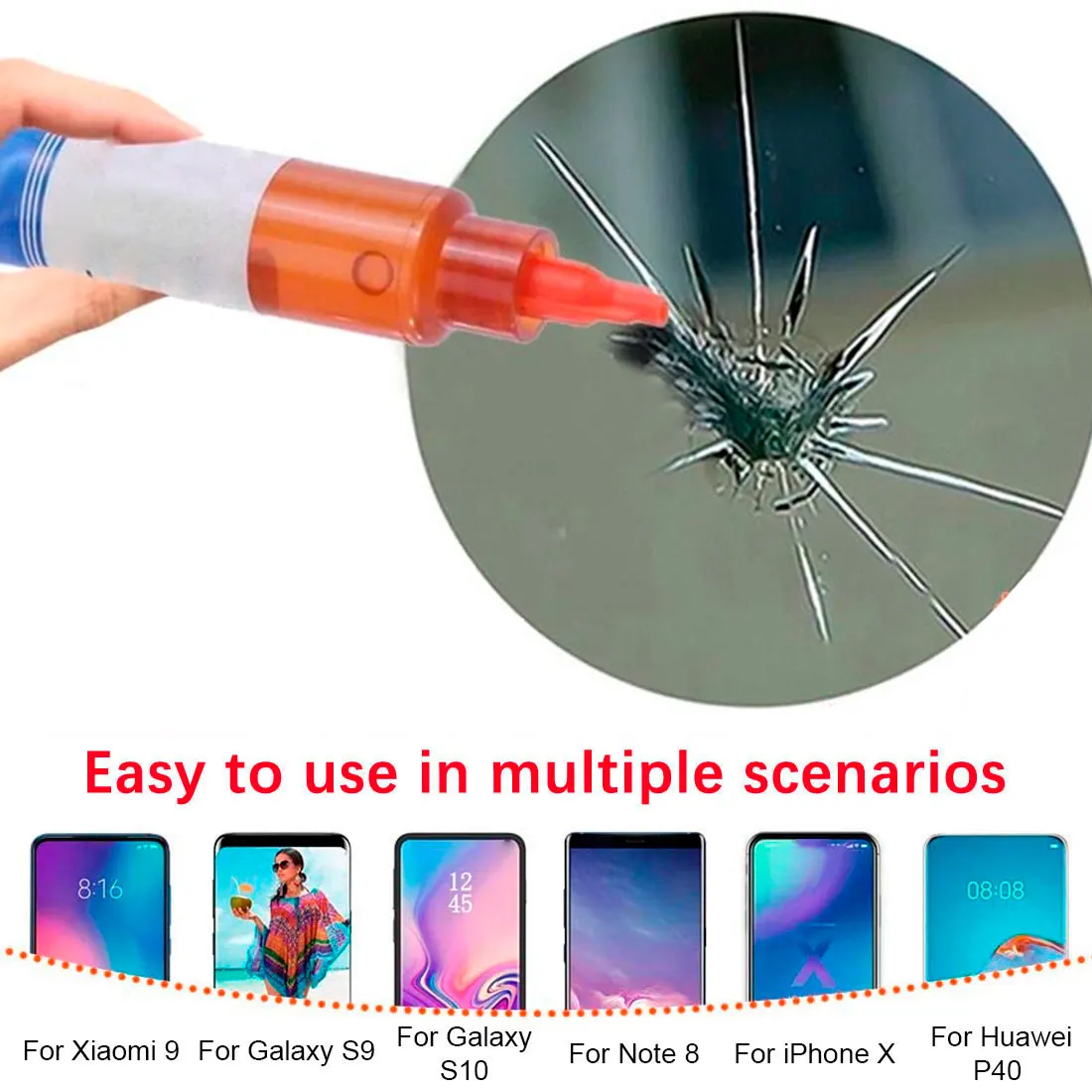 5ml UV Glue Optical Clear Adhesive UV Glue Cell Phone Repair Tool for