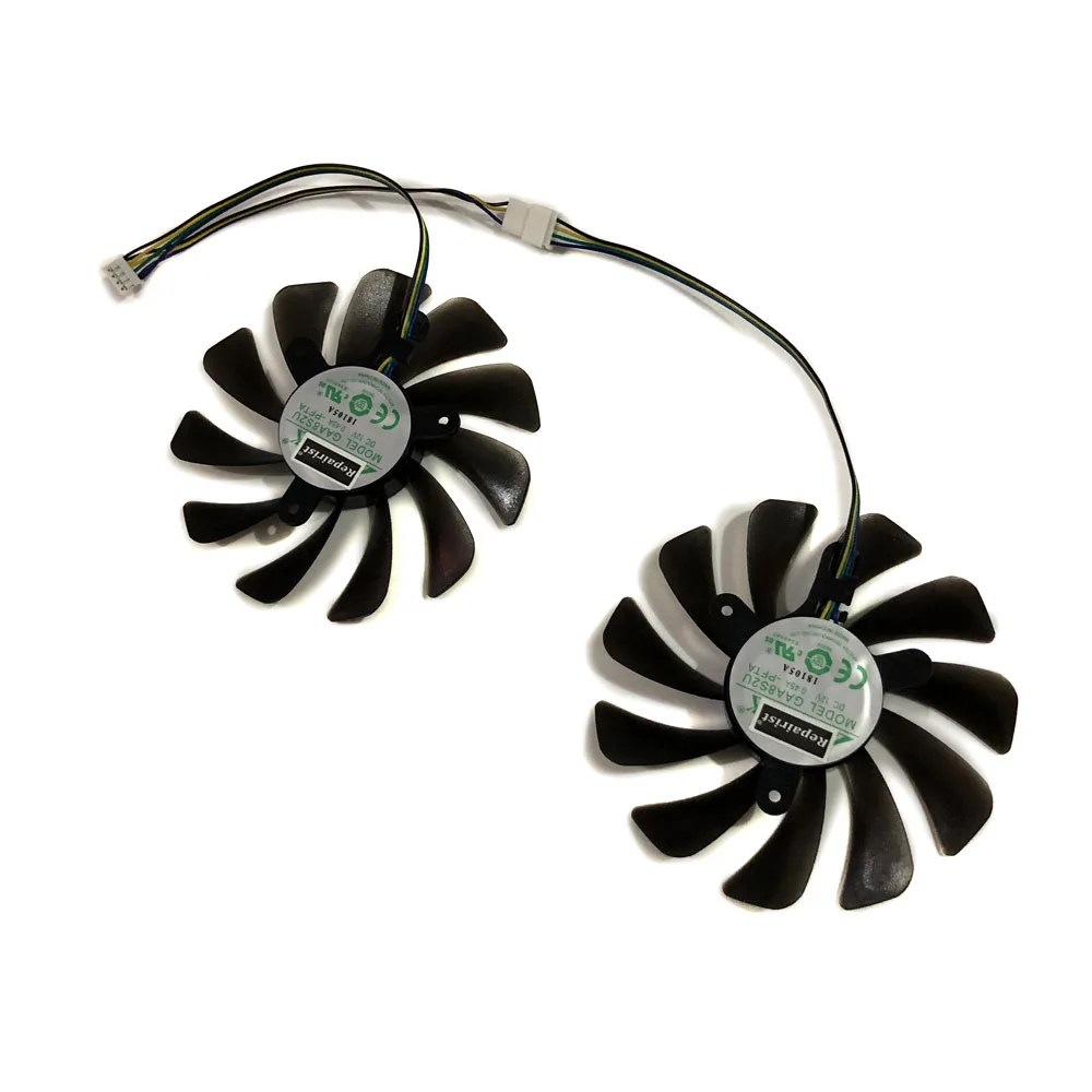 GAA8S2U ZOTAC GeForce GTX1070Ti GTX1080Ti AMP Core карты кулер, ZOTAC GTX1080 GTX1070 AMP Edition GPU VGA вентилятор охлаждения - Цвет лезвия: 42mm Mounting Fan