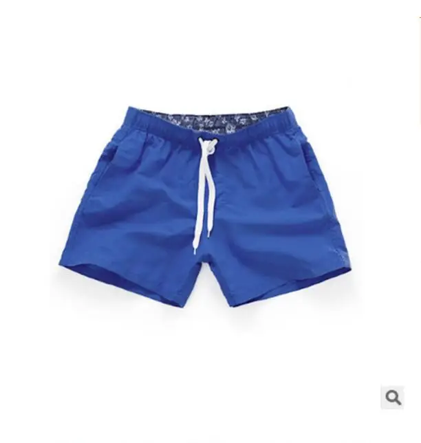 Fashion Solid Color Thin Slim Beach Shorts Mens Jogger Leisure Beach Shorts Plus Size Nice Pop Vogue Hot Tide - Цвет: royalblue