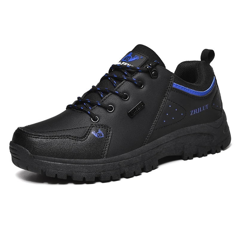 Leather Boots Leather Shoes Anti Slip Shoes Men Women Outdoor Sports Shoes Wear Resisting Hiking Boots Casual Sneakers for Man Trekking Footwear