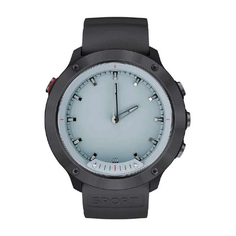 Смарт-часы GEOZON G-SM03BLK Hybrid Black(Black+ gray strap