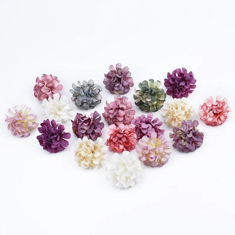 

100Pcs Mini Silk Carnation Artificial flower home decor accessories Crafts diy gifts candy box scrapbooking decorative wreath