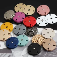 10pcs Metal Color Concealed Buckle Coat Windbreaker Down Jacket  Accessories Small Fragrance Style Invisible Snap Buttons 1