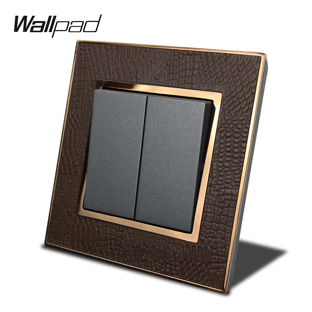 2 банды кнопочный переключатель Wallpad 1 способ пути настенный светильник