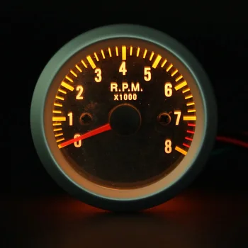 

1pc Tachometer 2" 52MM 12v Car Auto LED shift Engine For 4 6 8 Cylinder