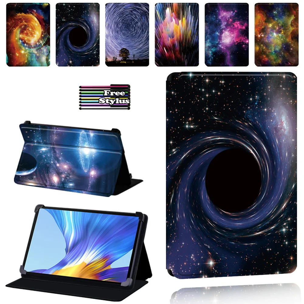 

For Huawei MatePad 10.4" 10.8"/ Honor V6 / Enjoy Tablet 2 10.1" Universal Tablet Case PU Leather Lightweight Protective Case
