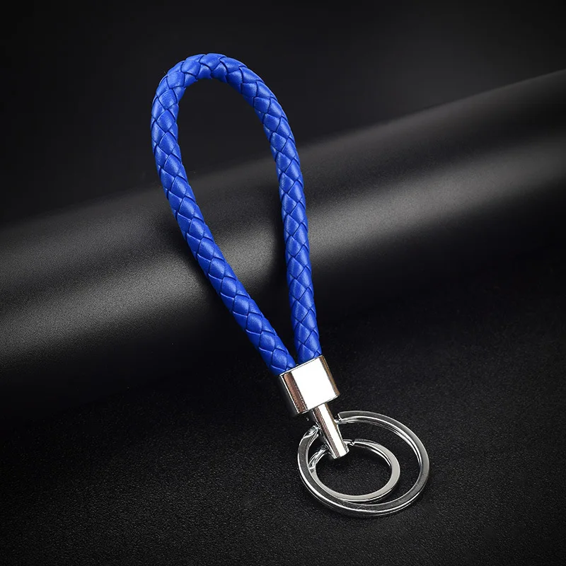 Двойные кольца в оплетке из искусственной кожи 18 цветов | Украшения и аксессуары