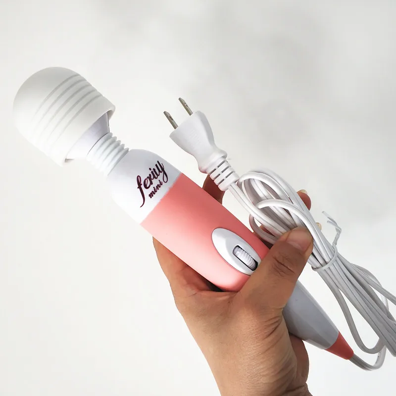 Sexy Clit Dildo 220 В Прямая зарядка Волшебная палочка Массажная AV Вибраторы Вибратор